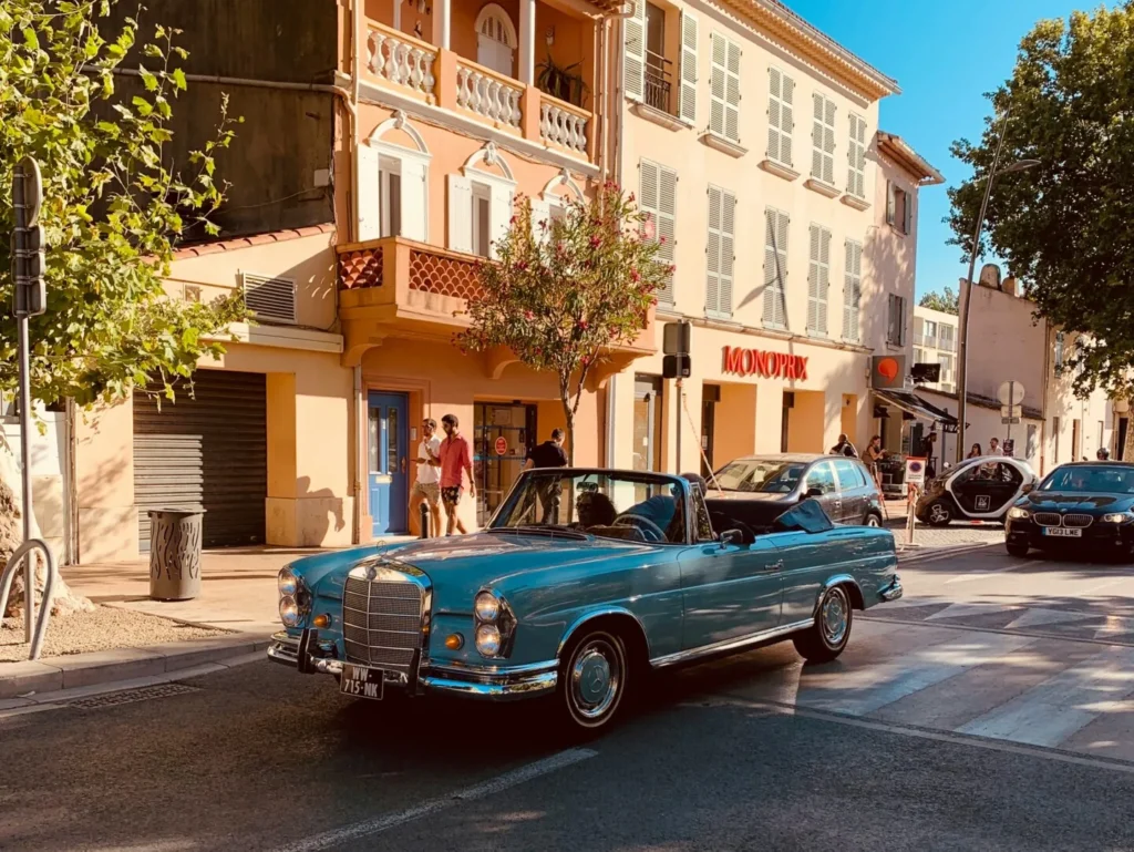 Luxury Car in Saint Tropez, French Riviera